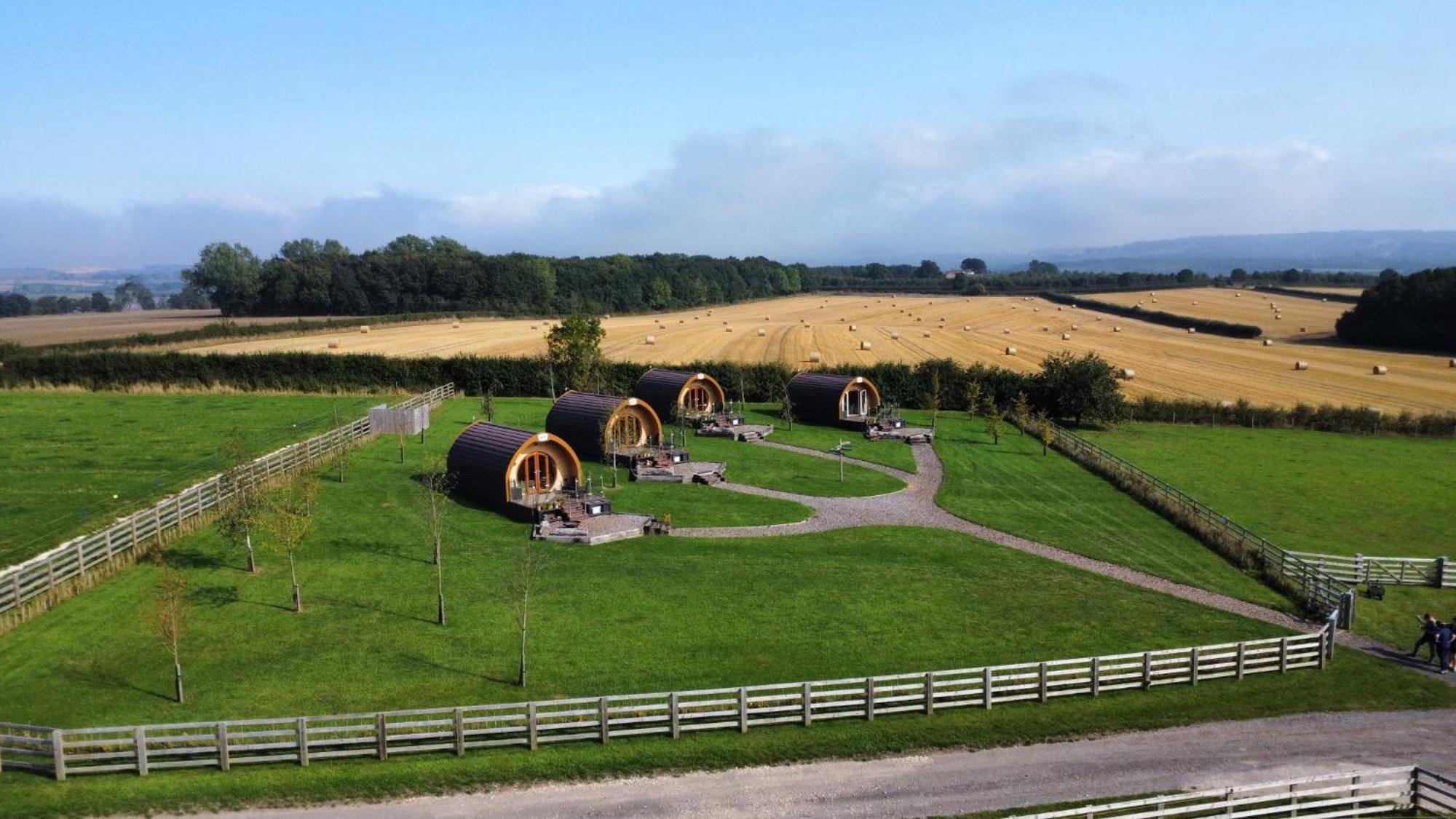 Mingle Dale- Bugthorpe Grange Glamping Villa Stamford Bridge Exteriör bild